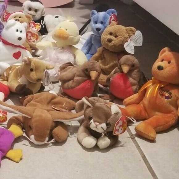 Lot of 43 TY Beanie Babies – Vintage 1990s Collection Rare Retired Plush Toys - Picture 10 of 14